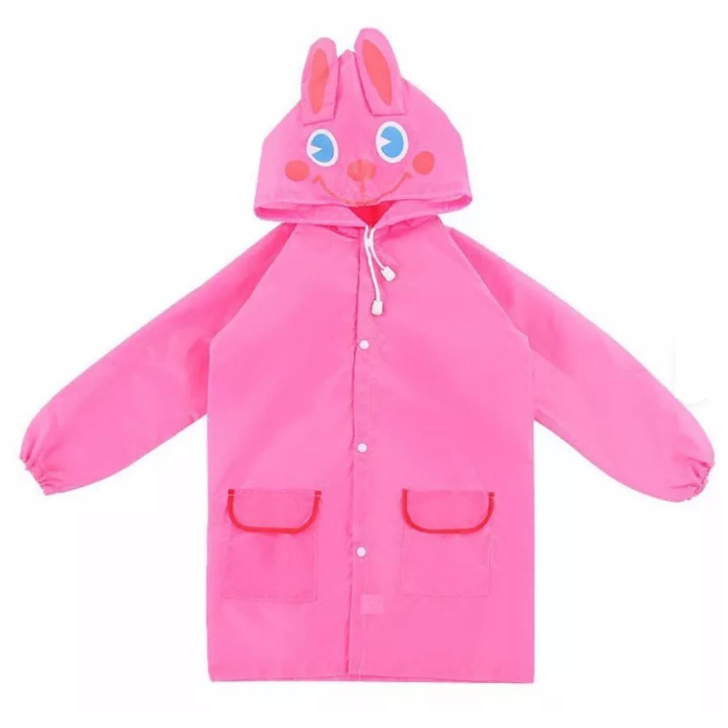 Genérico - Capa Impermeable De Lluvia Para Niños Rosado