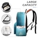 thumbnail image 4 of V-theme Backpack, Campus style schoolbag Bookbag with Adjustable Shoulder Straps And Large Zip Compartment, Unisex Travel Bags.42x30x15cm, 4 of 6