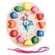 thumbnail image 1 of Reloj De Clasificación De Colores Con Forma De Madera, Juguete Colorido Montessori, Reloj De Madera Para Niños, 1 of 3