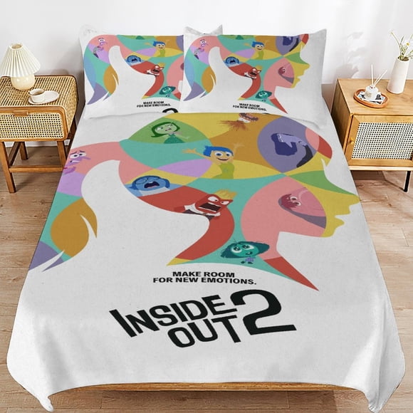 Inside-Out Inside-Out Bedding Set Sheet Set for Kids Adults,All Season Lightweight