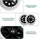 thumbnail image 4 of 2 ruedas de repuesto de goma para carrito de compras, ruedas de plástico con espuma, diseño moderno y negro, antideslizantes., 4 of 5