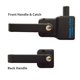 thumbnail image 3 of Cerradura de puerta Nationwide Industries, polímero de nailon negro, NW6244, 3 of 9