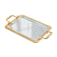 Magideal - Bandeja Para Servir Bandeja De Comida Rectangular Antideslizante Bandeja Decorativa Bandeja De Joyería Para Dormitorio Vestidor Baño Oficina Mesa De C S