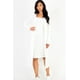 thumbnail image 1 of Cárdigan de Canalé y Vestido Midi Ajustado con Tirantes Finos, 1 of 2