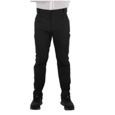 U Esenciales - Pantalon De Vestir Cargo Clasico Negro U Esencial