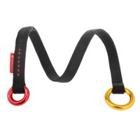 Magideal - Arborista De Árboles, Protector De Fricción, Bucle De Anclaje Recuperable, Eslinga De Cinturón De Cuerda, Cuerda De Escalada, Protector De Cambium Para Escalada De Árboles, Para Negro 90Cm