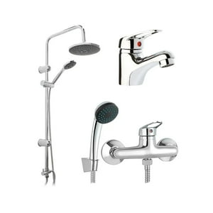 Pmb - Pack Baño Casablanca | Griferías + Columna Ducha
