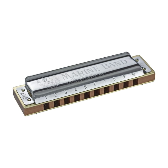 Armónica Hohner Marine Band 1896 Diatonic Key G con funda