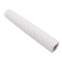 Bothyi - Camino De Mesa De Malla De Red Jacquard Para Regalos De Fiesta, Suministros De Floristería, Celebraciones, Color Blanco