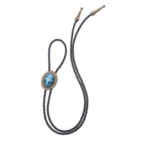 Ioensy - Bolo Tie Para Hombre Collar De Vaquero De Cordón Hecho A Mano Para Boda Banquete De Halloween Color Bronce