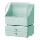 thumbnail image 3 of Organizador De Maquillaje De Escritorio Caddy Holder Organizadores De Cuidado De La Piel Para Cajón De Encimera Flip Green, 3 of 5