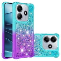 Foxdock - Funda Para Xiaomi Redmi Note 14 5G Con Diseño Gradiente Y Brillo Líquido Antigolpes Tpu