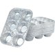 thumbnail image 1 of Waytiffer paquete de 10 moldes de aluminio para muffins y cupcakes, 6 cavidades, 1 of 3