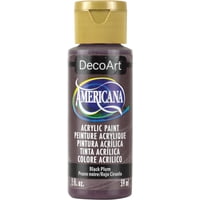 Pintura Acrílica Decoart Americana Black Plum 60 Ml No Tóxica