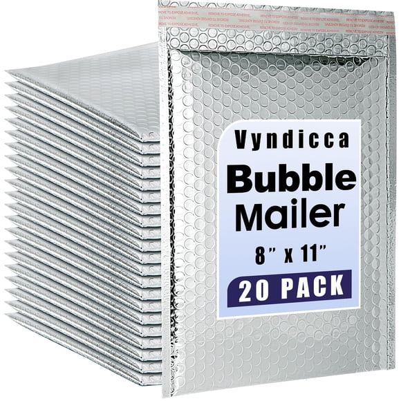 Sobres acolchados térmicos Vyndicca, paquete de 20, 20 x 28 cm, impermeables
