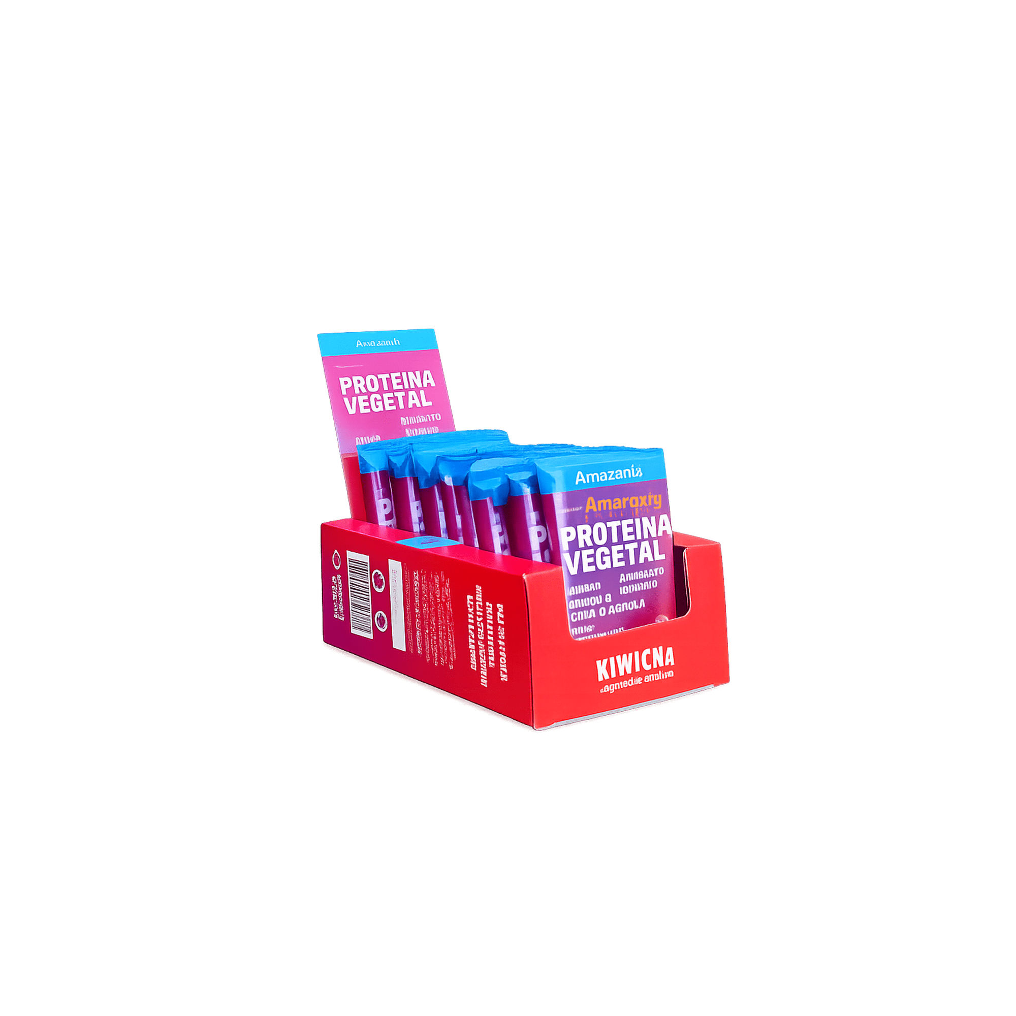Barras Energéticas Kiwicha 12 Unidades Sabor Amaranto - Pack 12 Barras Energéticas Amaranto