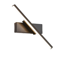 Wakshome - Lámpara De Pared Led Luz Baño Giratoria Lectura