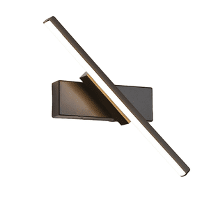 Wakshome - Lámpara De Pared Led Luz Baño Giratoria Lectura