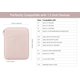 thumbnail image 2 of Funda para tablet Dadanism para iPad Pro 13 M4 2024, color rosa, 2 of 7