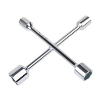 Magideal - Lug Lug 4 Vías Llave Cruzada Combinación Combinación De La Llave Universal Tamaños De Encabezado De La Herramienta De Extracción De Tuercas De Tuerca