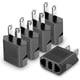thumbnail image 1 of Adaptador de enchufe de viaje de Europa a América/Canadá, paquete de 5, convertidor de enchufe de viaje europeo, adaptador de enchufe de viaje universal, adaptador de enchufe de alimentación de Europa, 1 of 7