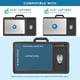 thumbnail image 3 of Mesa de regazo LapGear 39 cm negra para laptop de 15,6 pulgadas, 3 of 6