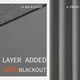 thumbnail image 3 of Cortinas Joydeco, opacas, color gris oscuro, 229 cm, 2 paneles, 100% lino, 3 of 8