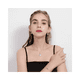 thumbnail image 5 of Collar de Acero Con Colgante Deslizante y Circones, 5 of 6