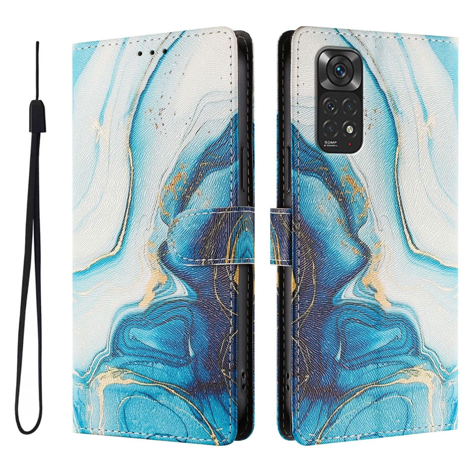 Foxdock Funda Tipo Cartera Para Xiaomi Redmi Note 11/11s 4g Con Soporte Y Correa – Diseño De Patrones Lindos