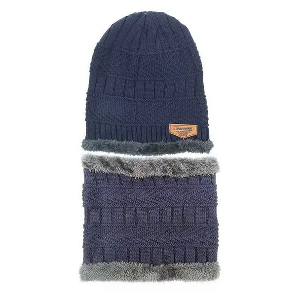 Stylish Winter Knitted Hat and Scarf Set for Street Style Fashion