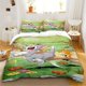 thumbnail image 1 of 3pcs Bedding setbedding cushion cover Tom and Jerry Printed pattern bedding set super soft and comfortable breathable duvet cover, 1 of 1
