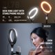 thumbnail image 2 of Luz de anillo NEEWER 18 cm bi‑color LED con soporte, 2 of 7