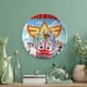 thumbnail image 5 of Plato Decorativo de Porcelana Fina Firebuds 15 cm, 5 of 6