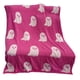 thumbnail image 3 of Manta Con Diseño De Fantasmas Que Mantiene El Calor, Mantas De Viaje Para Sofás De Todas Las Estaciones, Color Rosa, 130cm X 180cm, 3 of 5