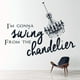 thumbnail image 2 of Decomural Swing From The Chandelier Lorde WS-44057, 2 of 2