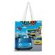 thumbnail image 1 of Tayo the Little Bus Bolso de tela con estampado de lienzo para mujer, bolsa de compras reutilizable y estética, con cremallera interior, regalo para mujer,40*45cm., 1 of 6