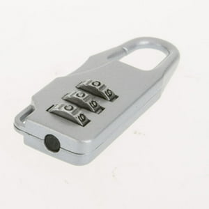 Gen - Ch-074-S Mini Candado Con Clave Color Silver