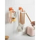 thumbnail image 1 of 1pc Rotatable ABS Hanging Storage Rack, Classic Black Kitchen Hanging Storage Rack For Home, 1 of 3