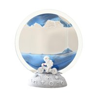 Bothyi - Imagen De Arena En Movimiento Pintura De Arena Que Fluye Para Encimera De Escritorio Sala De Estar Azul