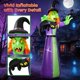 thumbnail image 4 of Bruja inflable Yooson 3,7 m con LEDs y gato negro, 4 of 6