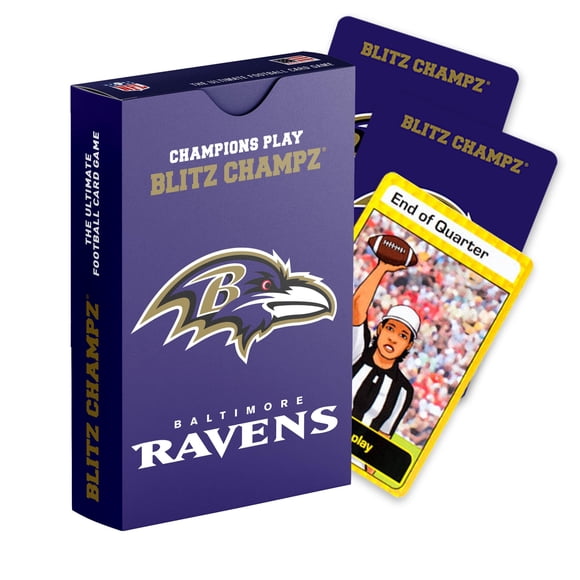Juego de cartas Blitz Champz Baltimore Ravens con licencia NFL