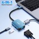 thumbnail image 2 of BENFEI USB-C Hub 4 en 1, adaptador USB Type-C a HDMI y VGA, 2 of 3