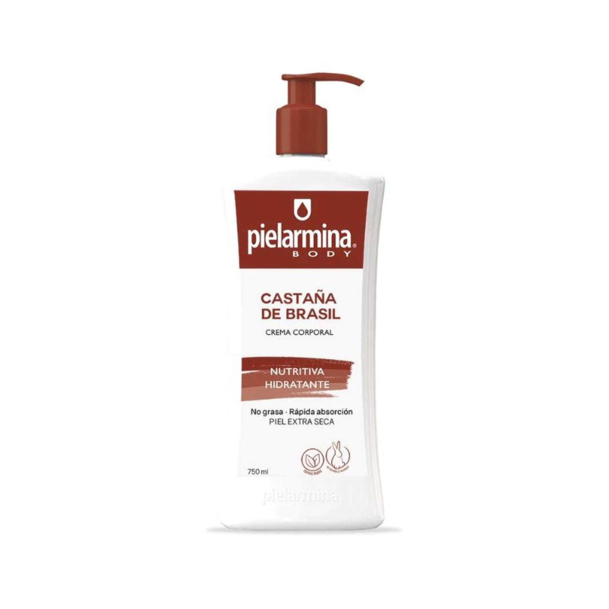 Crema Pielarmina Corporal Nutritiva Hidratante Castaña