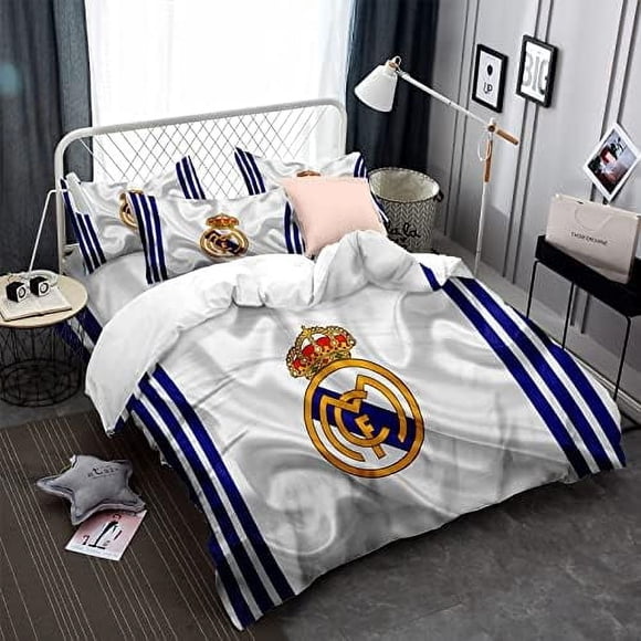 Football Team Duvet Cover Unique Gift Christmas Bedding Set Wrinkle Free Light Weight Durable + 2 Pillowcases )
