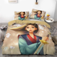 thumbnail image 1 of x934 Bed SheetsCartoon Movies Princess Mulan Figure Bedding Set Duvet Cover Kids Girls Quilt Cover With Pillowcase Set 3-Piece Bedding Set (1 Duvet Cover + 2 Pillow Shams) nj934, 1 of 5
