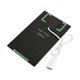 thumbnail image 3 of puerto usb portátil del cargador del panel solar del usb 2w 5v para viajar del teléfono móvil, 3 of 5