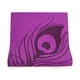 thumbnail image 2 of Esterilla de yoga y pilates Wai Lana con plumas de pavo real, color morado, 2 of 5