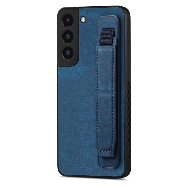 Funda Protectora con Correa para Samsung Galaxy S22 Resistente a Golpes Azul