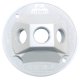 thumbnail image 1 of Soporte para lámpara Sigma 14383WH, 1,3 cm, resistente a la intemperie, blanco, 1 of 2