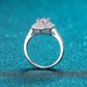 thumbnail image 4 of Anillo de Diamante de Moissanita 1 Uds Color D VVS1 para Mujer, Anillos de Compromiso Bicolor de Plata Esterlina S925, Anillos de Boda, Anillos de Aniversario, Anillos de Promesa con Certificado, 4 of 8